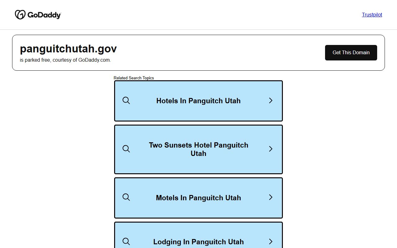 Panguitch city page tied to Garfield County recent bookings