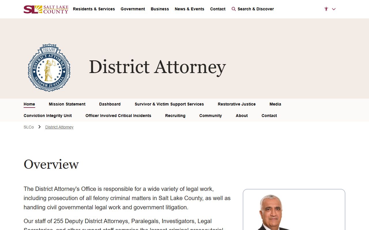 Salt Lake County District Attorney Recent Bookings resource